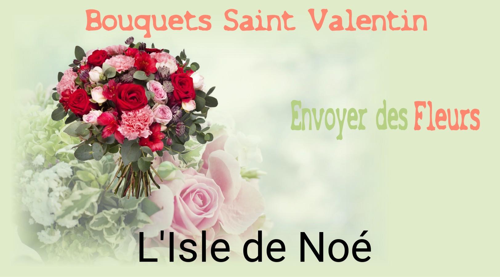 Roses de Saint-Valentin livrées à L'Isle-de-Noé